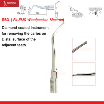 Dentistry Supplies & Equipment Woodpecker Dental Ultrasonic Scaler Build In UDS N2/N3 Scaler Tips (Picture of Scaler Tip Set SB3 (Fit EMS Woodpecker Mectron) Offers + details +sizes)