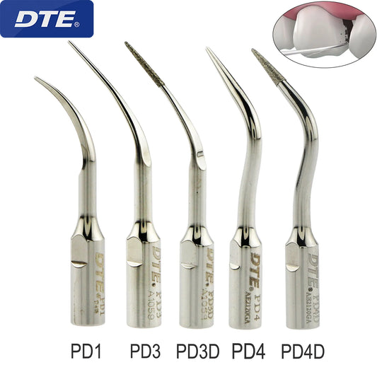 Dentistry Supplies & Equipment Woodpecker DTE Dental Ultrasonic Piezo Scaler Tips PD1, PD3, PD3D, PD4, PD4D