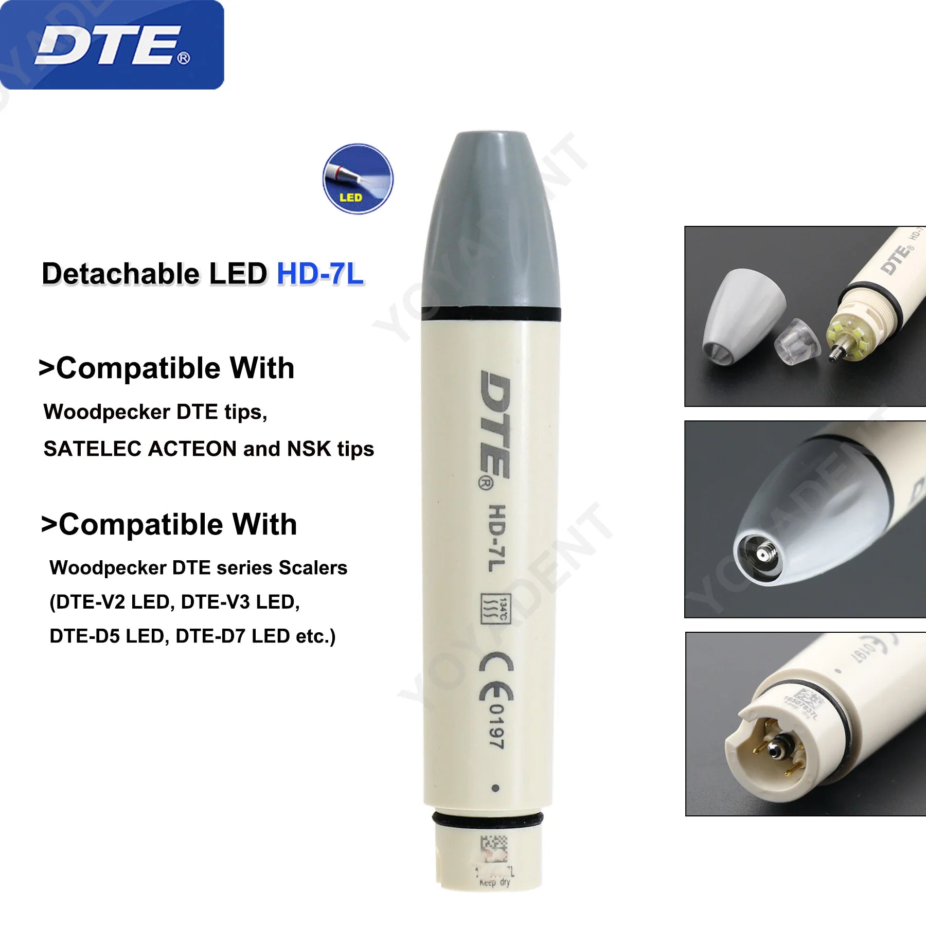 Dentistry Supplies Equipment Woodpecker DTE Ultrasonic Piezo Scaler