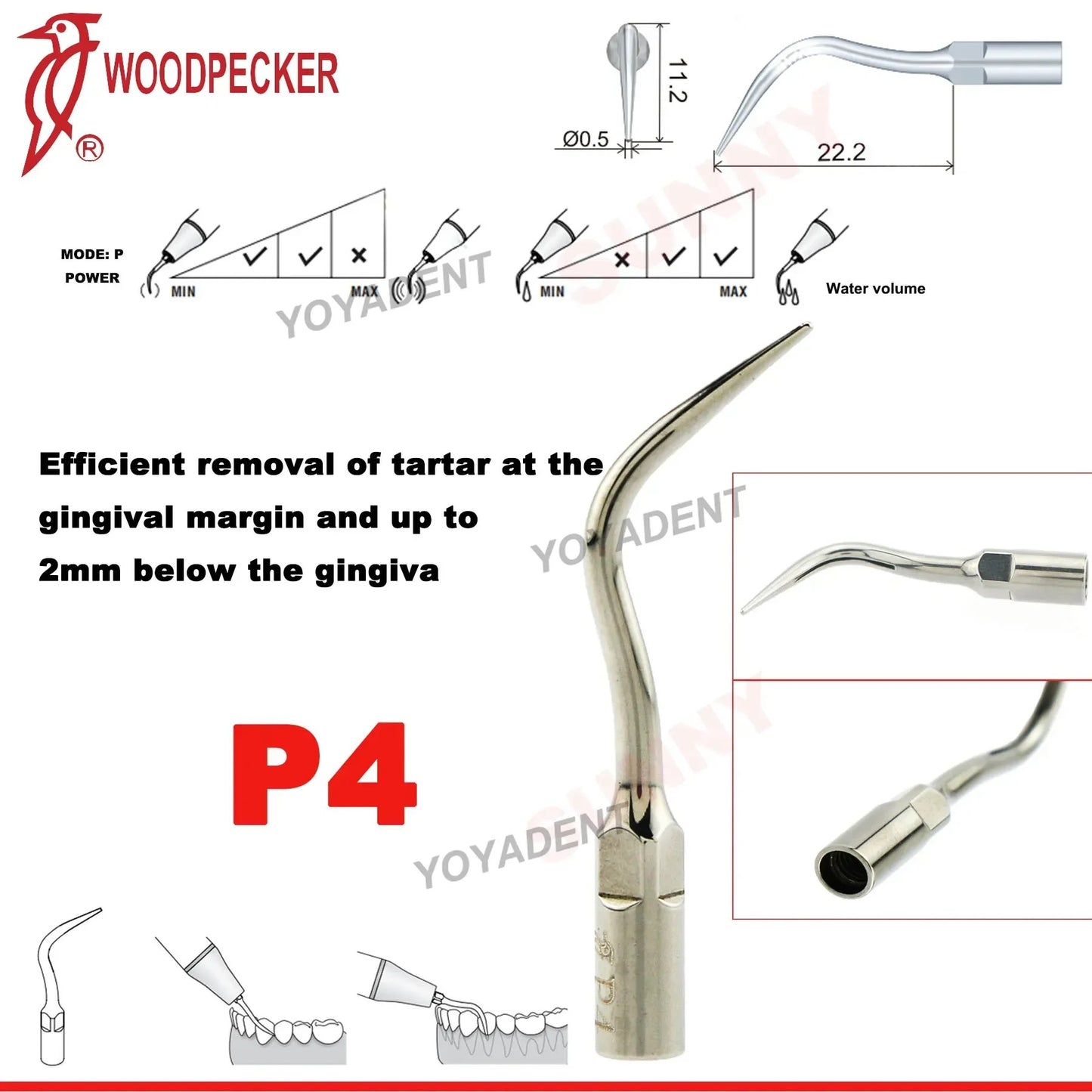 Dentistry Supplies & Equipment Woodpecker DTE Ultrasonic Piezo Scaler P4