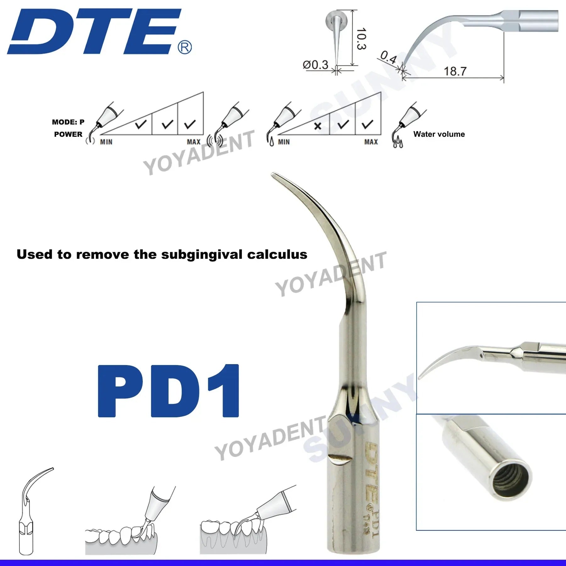 Dentistry Supplies & Equipment Woodpecker DTE Ultrasonic Piezo Scaler PD1
