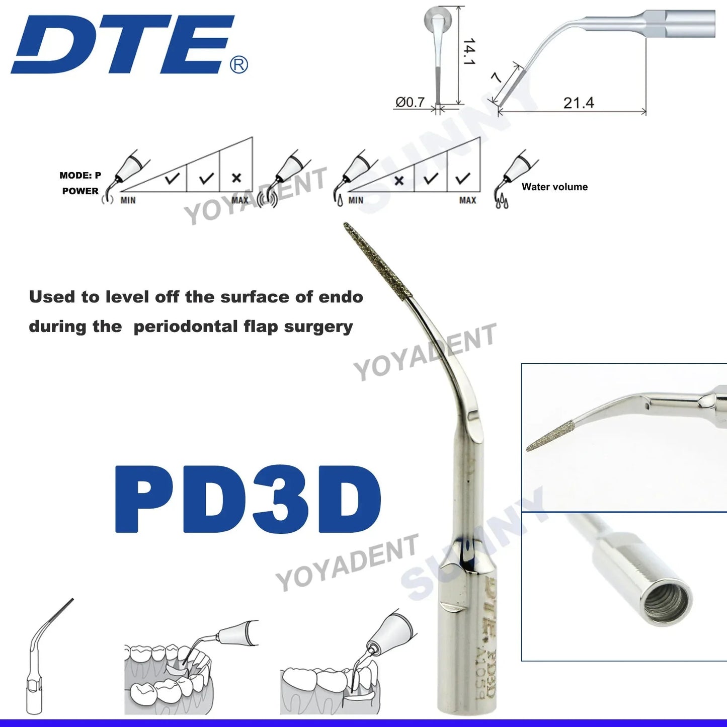 Dentistry Supplies & Equipment Woodpecker DTE Ultrasonic Piezo Scaler PD3D