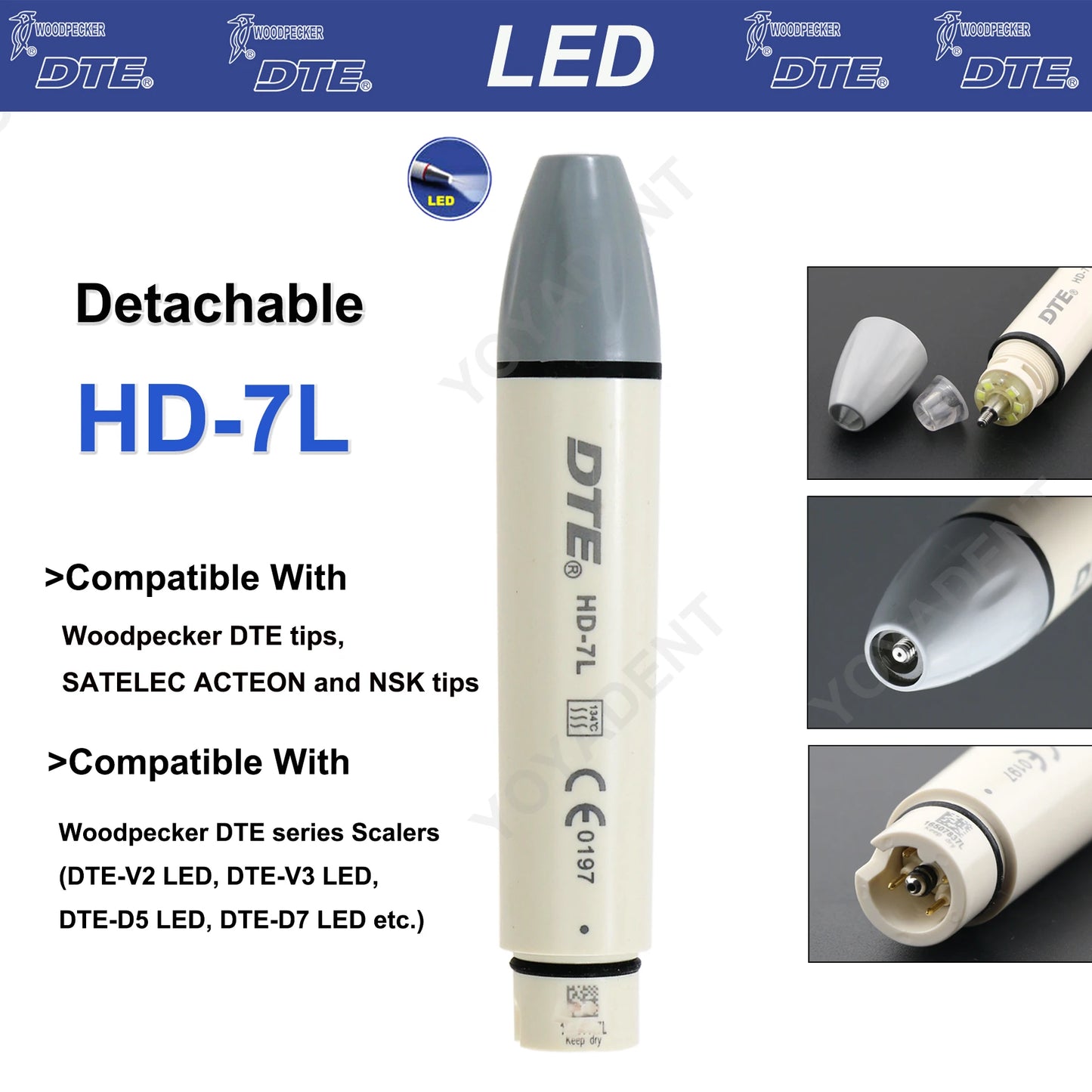 Dentistry Supplies & Equipment Woodpecker DTE Ultrasonic Scaler HD-7L Offers