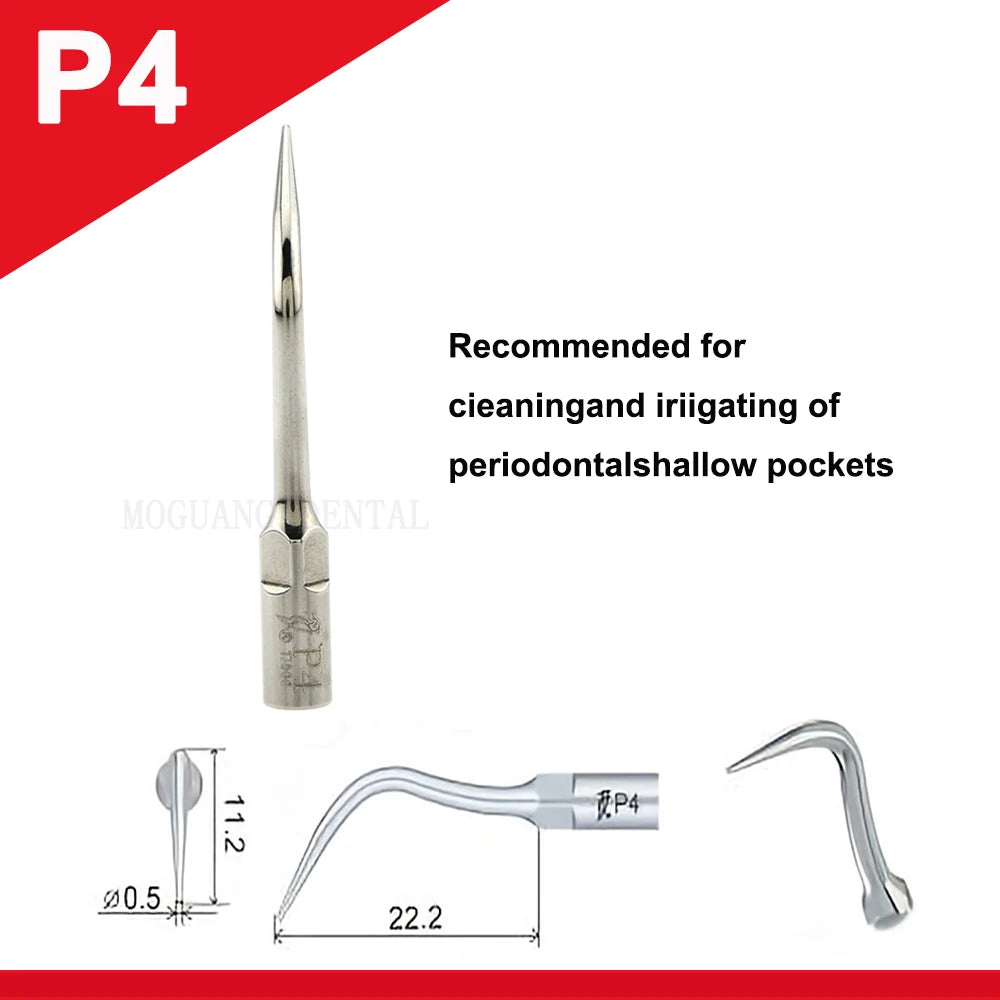 Dentistry Supplies & Equipment Woodpecker Ultrasonic Tips Periodontics (P4 set 1 piece offers with sizes and details)