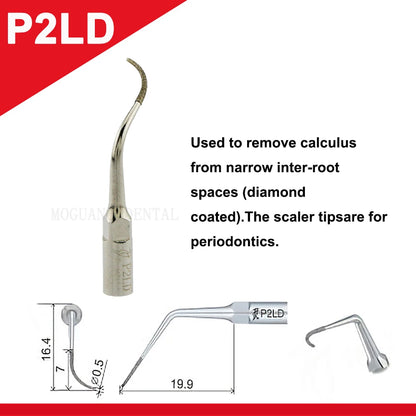 Dentistry Supplies & Equipment Woodpecker Ultrasonic Tips Periodontics (P2LD set 1 piece offers with sizes and details)