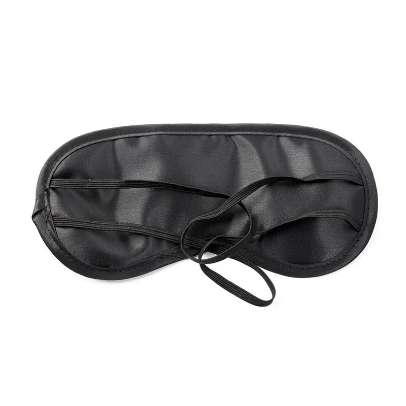 Disposable Sleep Eye Mask Blindfold (Hotel rooms, 50 Pieces) Open 1 piece shown Back side