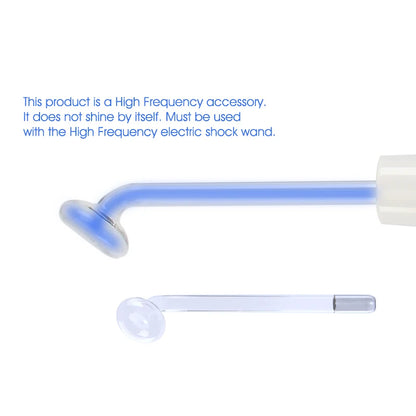 Jem Wellness Collection Facial Care Tool, Neon Argon Electrode Nozzle details of the Blue Mushroom tube Picture