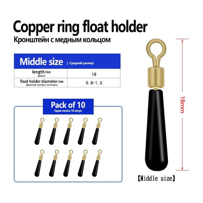 Fishing Supplies & Equipment, Fishing Float Holders Copper Ring (10 Pieces/Set)