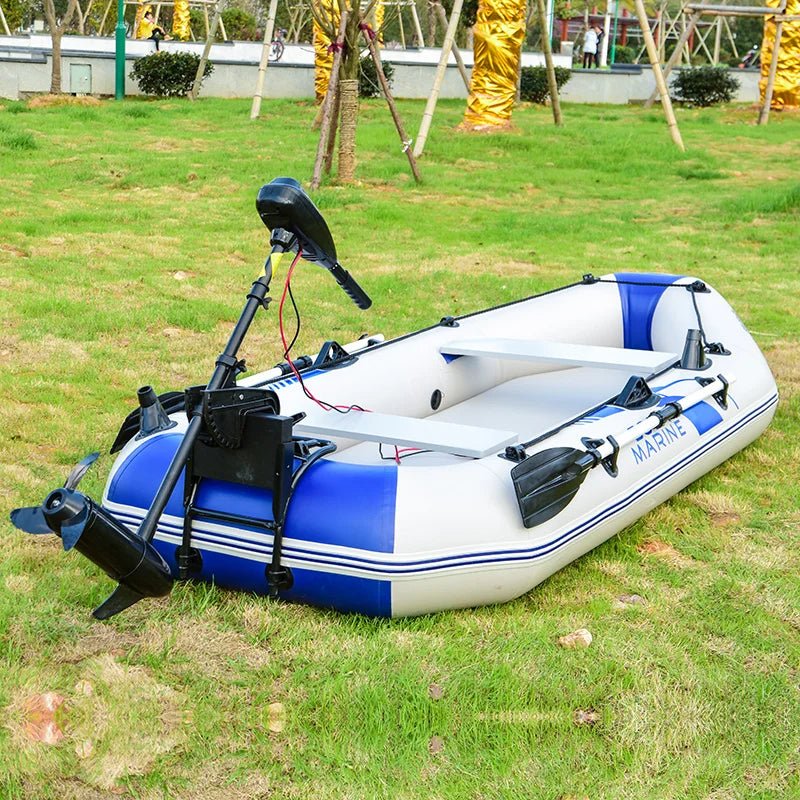 Fishing Supplies & Equipment, Fishing Inflatable Boat + Electric Motor (5 max)
