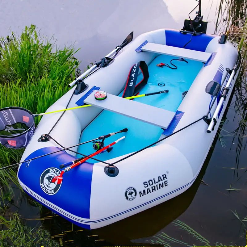 Fishing Supplies & Equipment, Fishing Inflatable Boat + Electric Motor (5 max)
