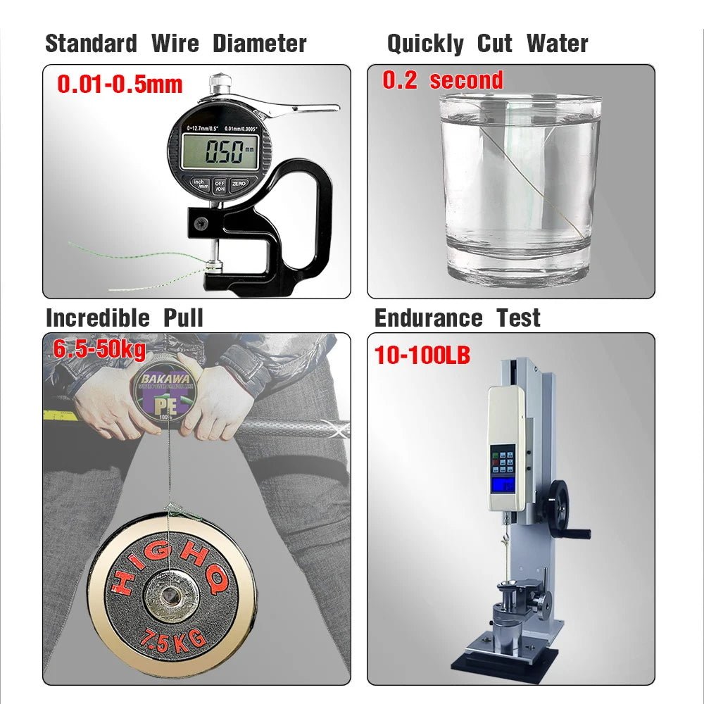 Fishing Supplies & Equipment, Fishing Line 4 Strands (100/300/500/1000 m), from Japan