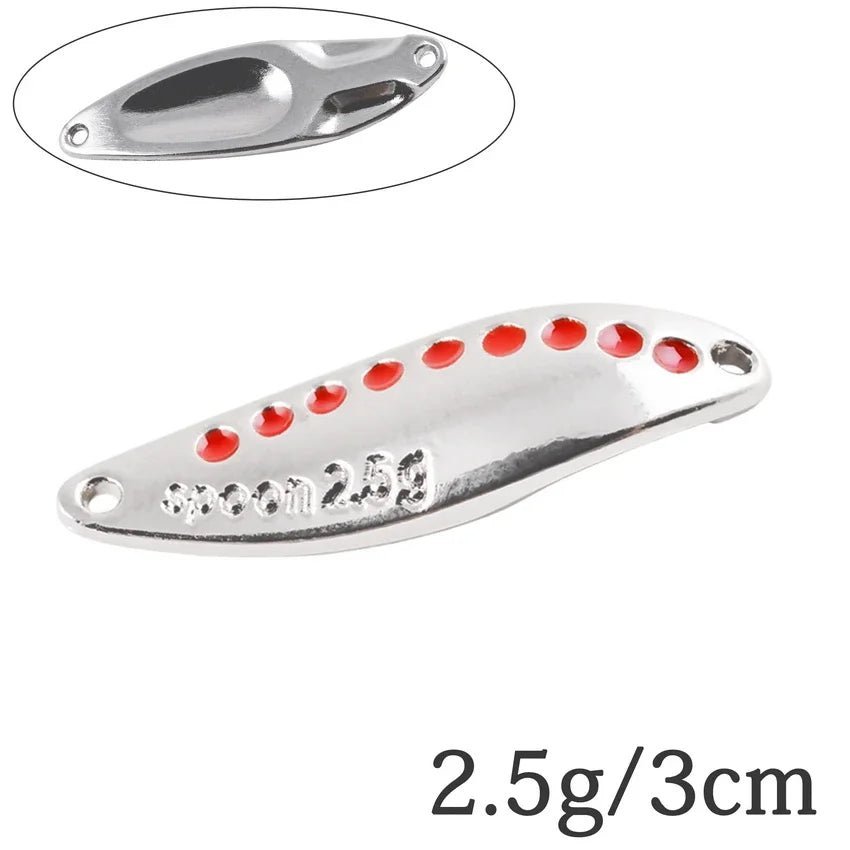 Fishing Supplies Equipment Fishing Metal Spinners Spoon Lures (2.5 to 30 g)
