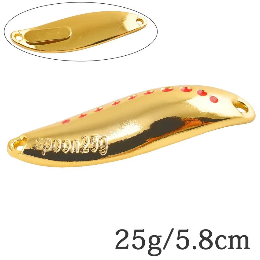Fishing Supplies Equipment Fishing Metal Spinners Spoon Lures (2.5 to 30 g)