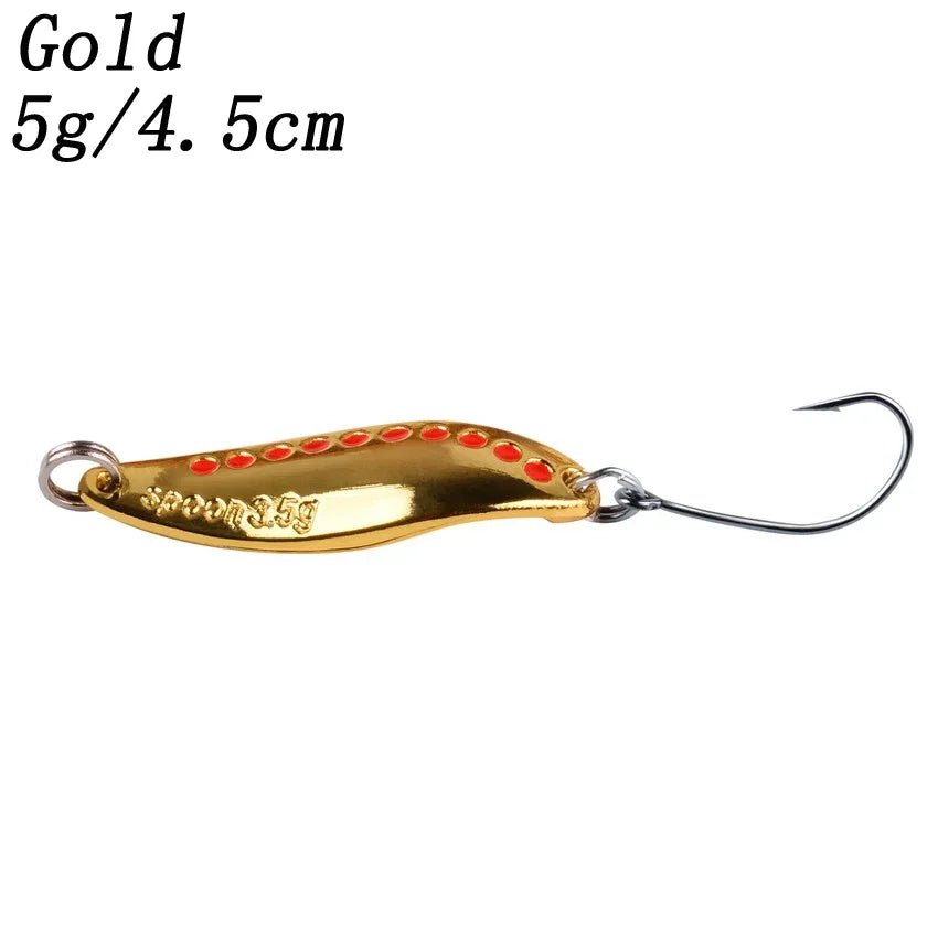 Fishing Supplies Equipment Fishing Metal Spinners Spoon Lures (2.5 to 30 g)