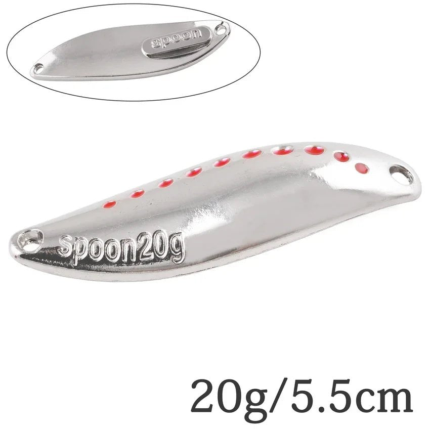 Fishing Supplies Equipment Fishing Metal Spinners Spoon Lures (2.5 to 30 g)