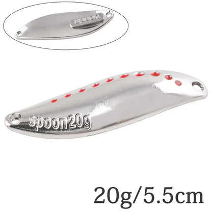 Fishing Supplies Equipment Fishing Metal Spinners Spoon Lures (2.5 to 30 g)