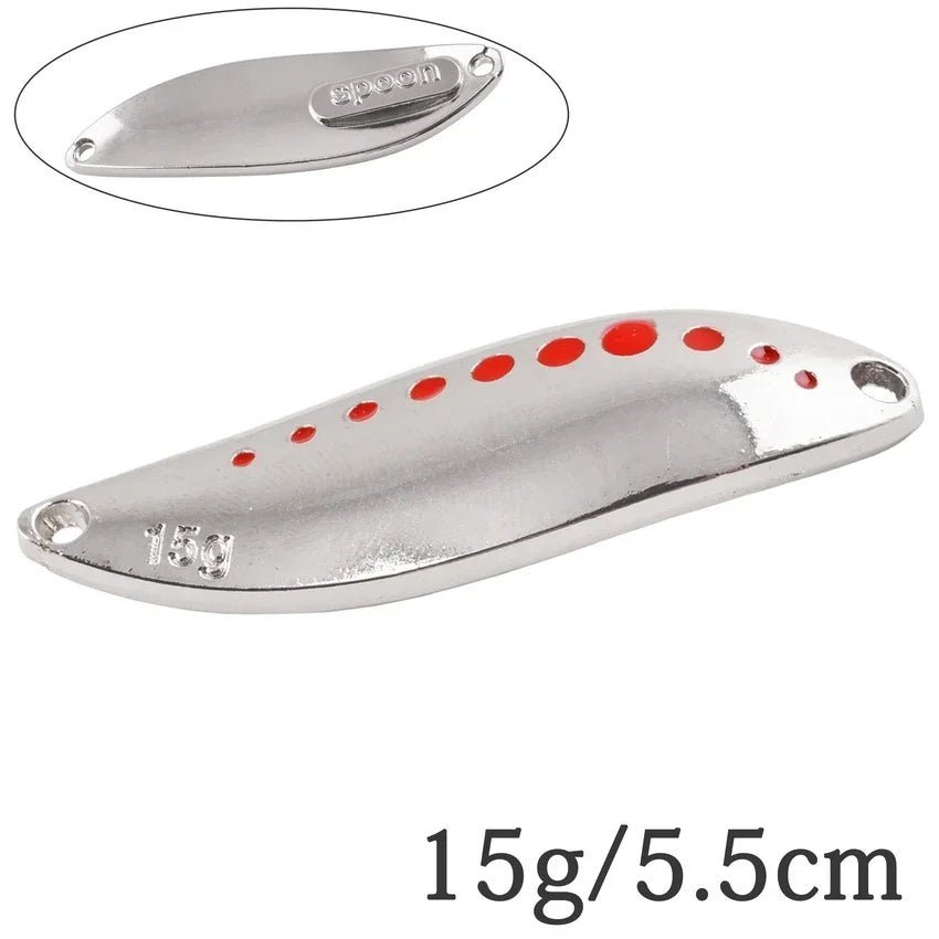 Fishing Supplies Equipment Fishing Metal Spinners Spoon Lures (2.5 to 30 g)