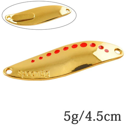 Fishing Supplies Equipment Fishing Metal Spinners Spoon Lures (2.5 to 30 g)