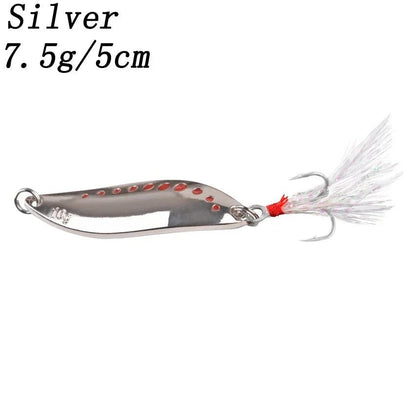Fishing Supplies Equipment Fishing Metal Spinners Spoon Lures (2.5 to 30 g)