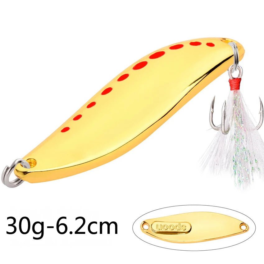 Fishing Supplies Equipment Fishing Metal Spinners Spoon Lures (2.5 to 30 g)