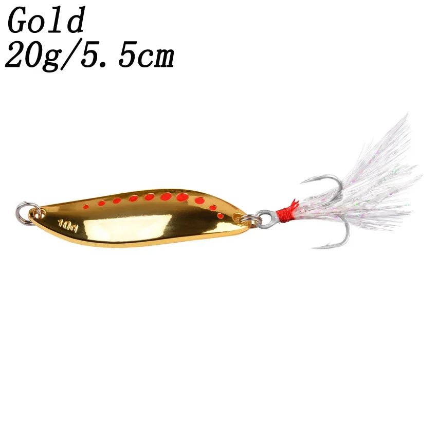 Fishing Supplies Equipment Fishing Metal Spinners Spoon Lures (2.5 to 30 g)