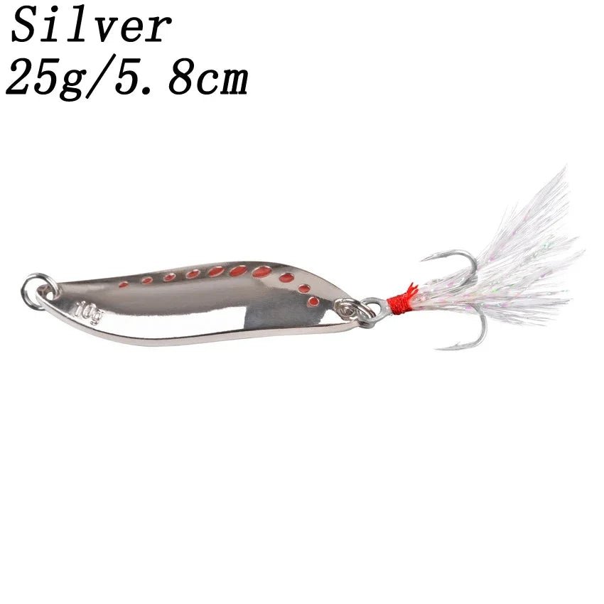 Fishing Supplies Equipment Fishing Metal Spinners Spoon Lures (2.5 to 30 g)