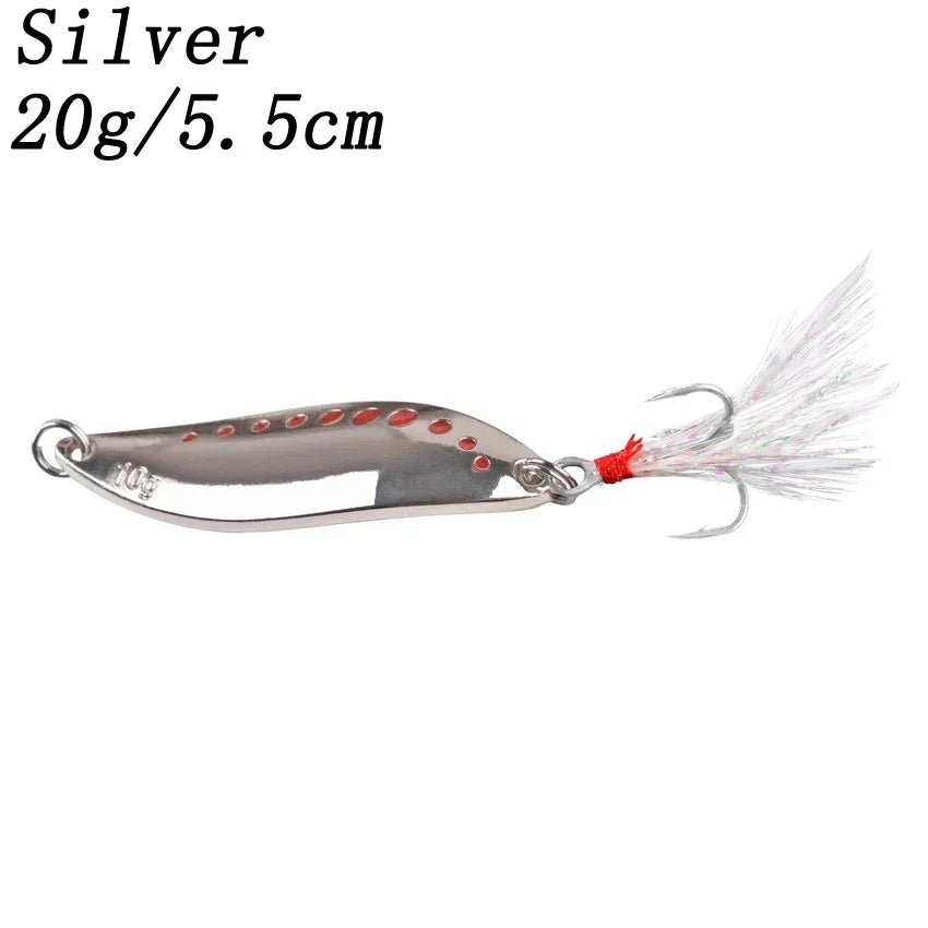 Fishing Supplies Equipment Fishing Metal Spinners Spoon Lures (2.5 to 30 g)