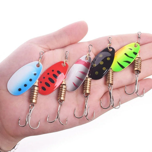 Fishing Supplies & Equipment Fishing Wobblers Spoon Spinners Lures 3.5 and 5.5 g