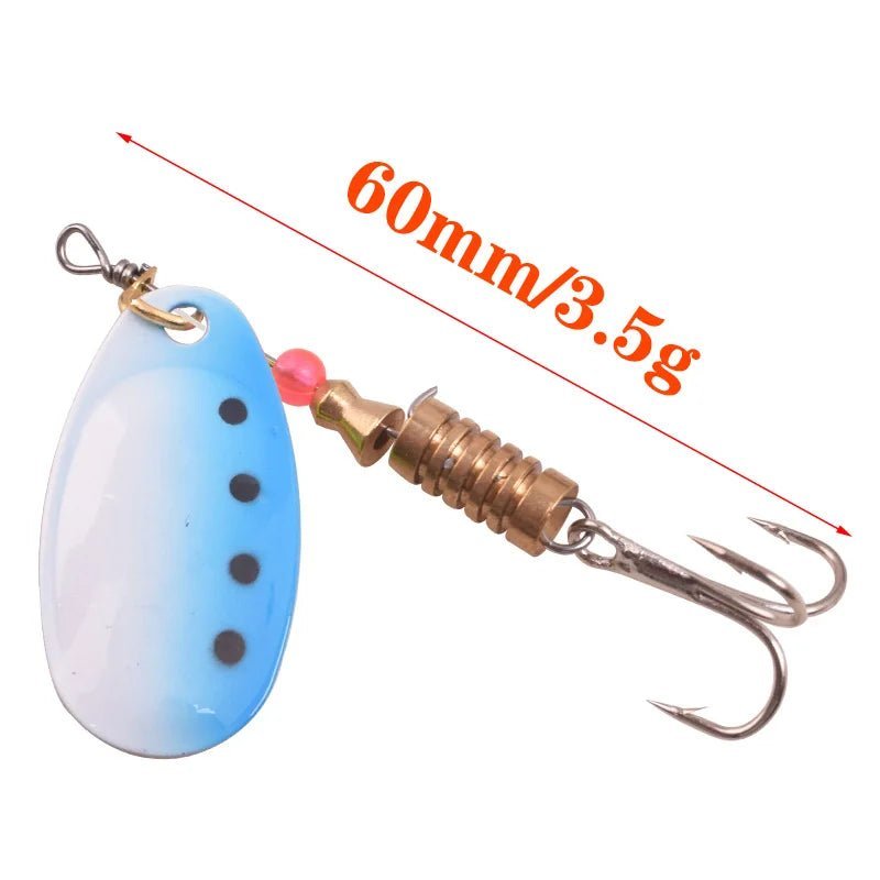 Fishing Supplies & Equipment Fishing Wobblers Spoon Spinners Lures 3.5 and 5.5 g