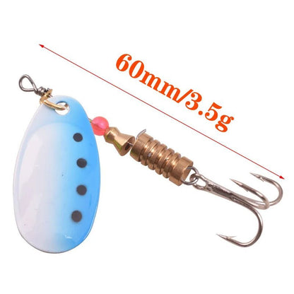 Fishing Supplies & Equipment Fishing Wobblers Spoon Spinners Lures 3.5 and 5.5 g