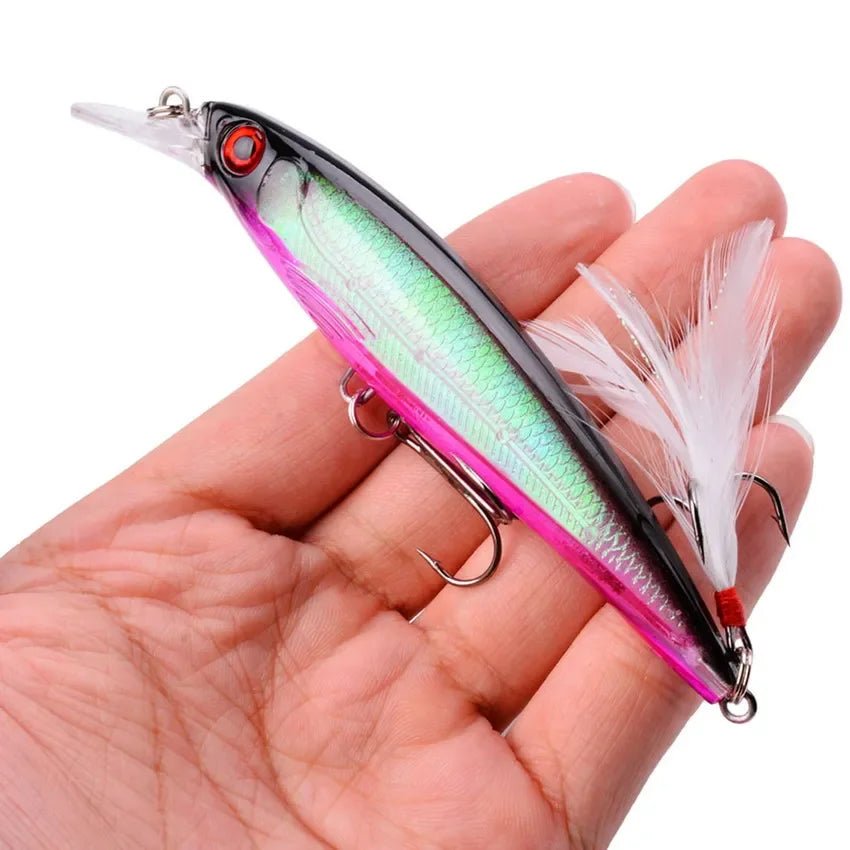 Fishing Supplies & Equipment, Laser Minnow Fishing Lure Japanese (9 cm/ 11 cm)
