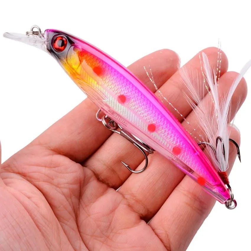 Fishing Supplies & Equipment, Laser Minnow Fishing Lure Japanese (9 cm/ 11 cm)