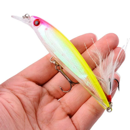 Fishing Supplies & Equipment, Laser Minnow Fishing Lure Japanese (9 cm/ 11 cm)