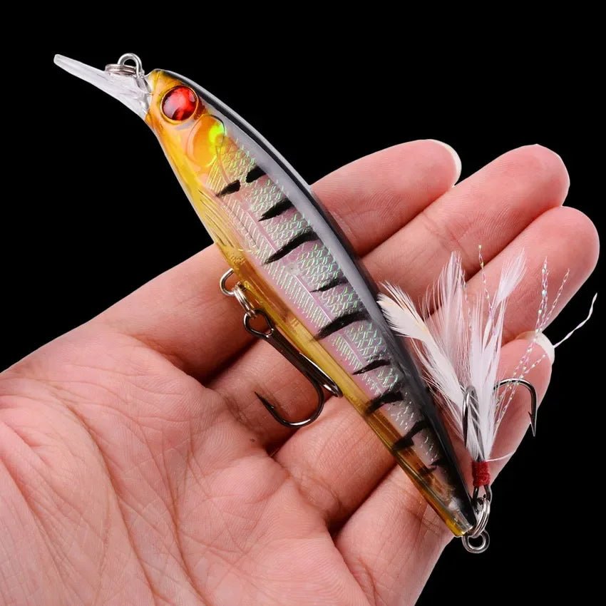 Fishing Supplies & Equipment, Laser Minnow Fishing Lure Japanese (9 cm/ 11 cm)