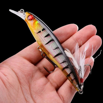 Fishing Supplies & Equipment, Laser Minnow Fishing Lure Japanese (9 cm/ 11 cm)