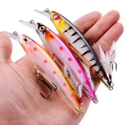 Fishing Supplies & Equipment, Laser Minnow Fishing Lure Japanese (9 cm/ 11 cm)
