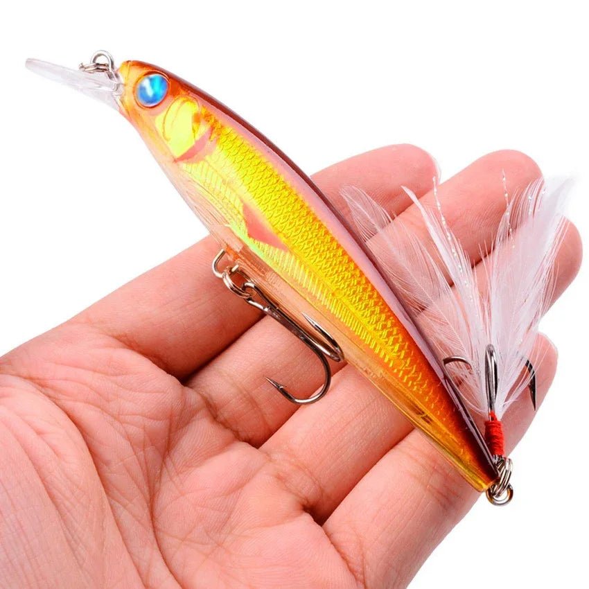 Fishing Supplies & Equipment, Laser Minnow Fishing Lure Japanese (9 cm/ 11 cm)