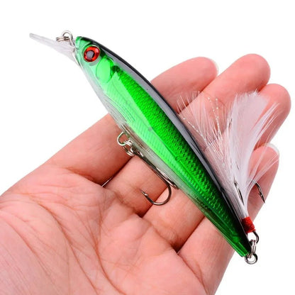 Fishing Supplies & Equipment, Laser Minnow Fishing Lure Japanese (9 cm/ 11 cm)