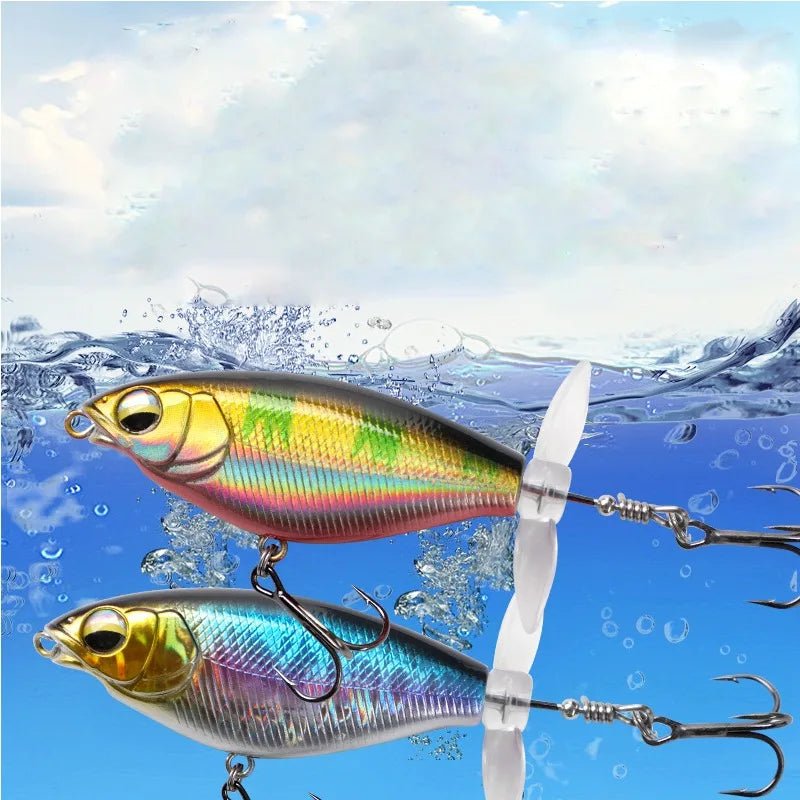 Fishing Supplies & Equipment Mandarin Fish Rotating Bait, Double Snail Design (6 g /11 g)