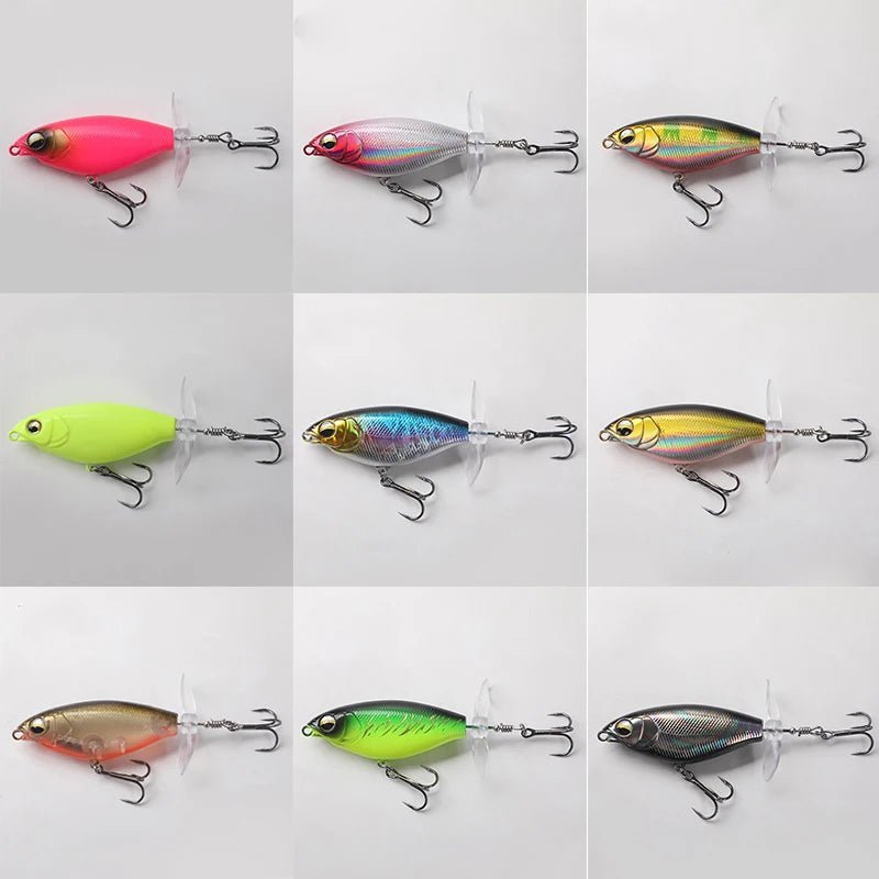 Fishing Supplies & Equipment Mandarin Fish Rotating Bait, Double Snail Design (6 g /11 g)