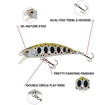 Fishing supplies & Equipment, Minnow Fishing Lures for Big Catches