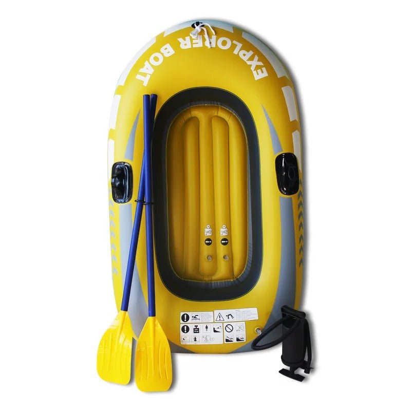 Fishing Supplies Equipment's PVC Inflatable Kayak Boat Yellow Colour