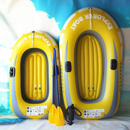 Fishing Supplies Equipment's PVC Inflatable Kayak Boat Yellow Colour