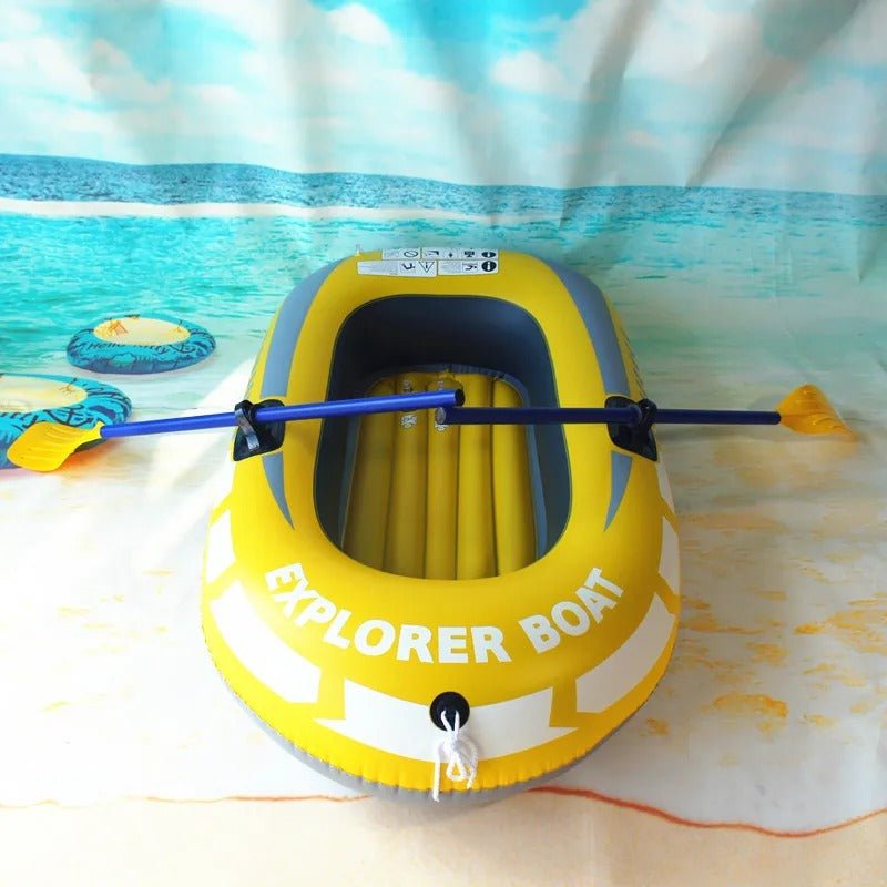 Fishing Supplies Equipment's PVC Inflatable Kayak Boat Yellow Colour