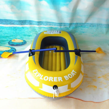 Fishing Supplies Equipment's PVC Inflatable Kayak Boat Yellow Colour
