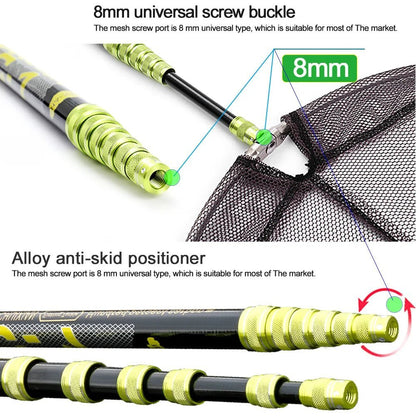 Fishing Supplies & Equipment Retractable Fishing Net, Carbon fibre