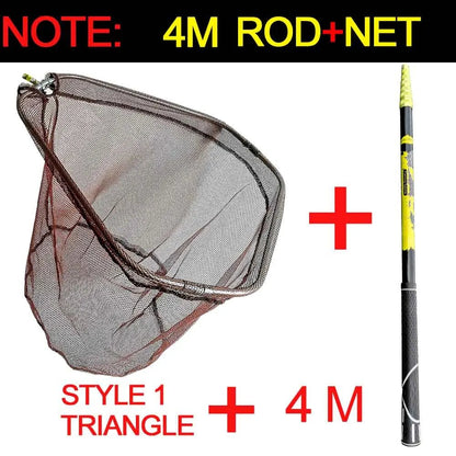 Fishing Supplies & Equipment Retractable Fishing Net, Carbon fibre