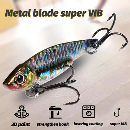Fishing Supplies & Equipment, Shiny Spinning Metal Jig Lure for Catching Fish