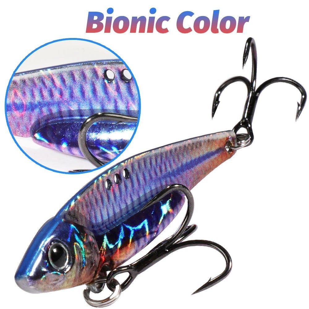 Fishing Supplies & Equipment, Shiny Spinning Metal Jig Lure for Catching Fish
