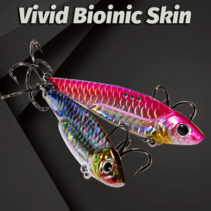 Fishing Supplies & Equipment, Shiny Spinning Metal Jig Lure for Catching Fish